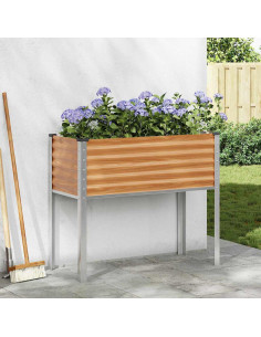 Vaso da giardino Marrone Chiaro 100,5 x 40,5 x 90 cm