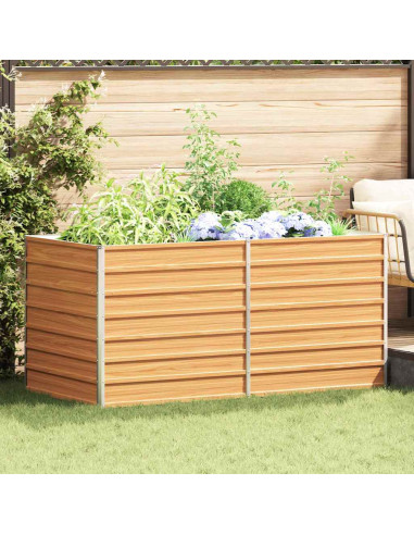 Letto rialzato da giardino Marrone Chiaro 160 x 80 x 77 cm