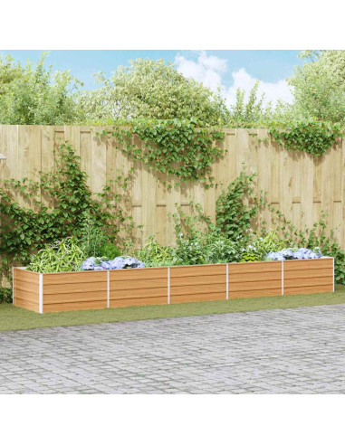 Letto rialzato da giardino Marrone Chiaro 400 x 80 x 45 cm