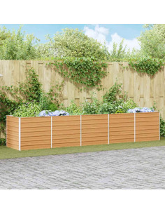 Letto rialzato da giardino Marrone Chiaro 400 x 80 x 77 cm