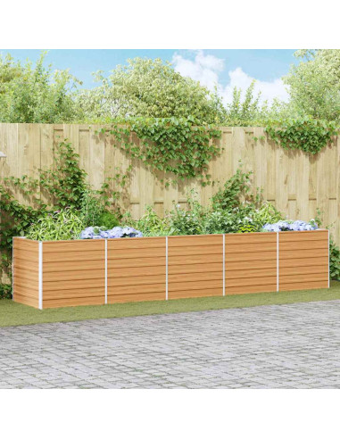 Letto rialzato da giardino Marrone Chiaro 400 x 80 x 77 cm