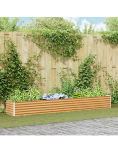 Letto rialzato da giardino 290 x 50 x 36 cm Acciaio zincato