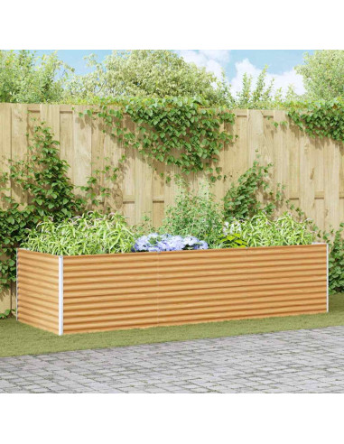 Letto rialzato da giardino 290 x 100 x 68 cm Acciaio zincato