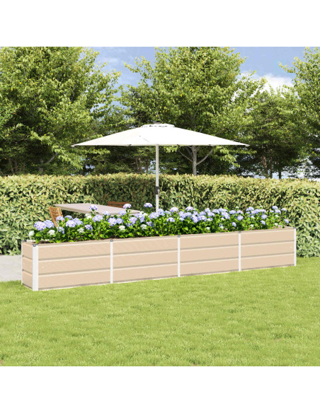 Fioriera Avorio 320 x 40 x 45 cm Acciaio