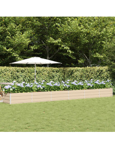 Fioriera Avorio 600 x 80 x 45 cm Acciaio