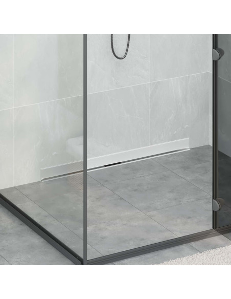 Scarico Doccia da Parete Argento 90 cm Acciaio Inox 304