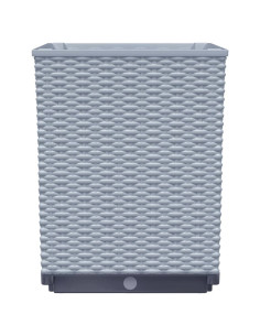 Fioriere 4 pz Grigio Chiaro 30x30x37 cm in Polipropilene