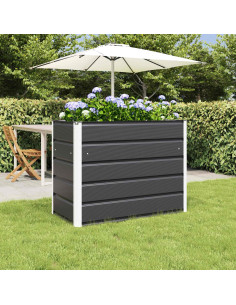 Fioriera Antracite 480 x 50 x 45 cm Acciaio zincato