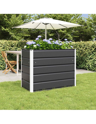 Fioriera Antracite 480 x 50 x 45 cm Acciaio zincato