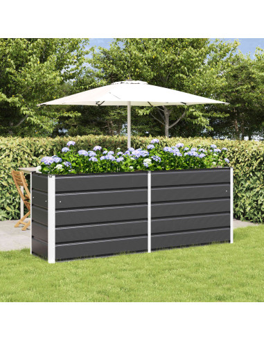 Fioriera Antracite 480 x 50 x 45 cm Acciaio zincato