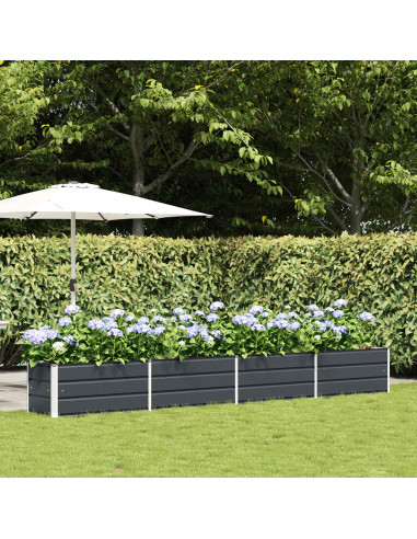 Fioriera Antracite 480 x 50 x 45 cm Acciaio zincato