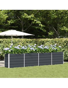 Fioriera Antracite 480 x 50 x 45 cm Acciaio zincato