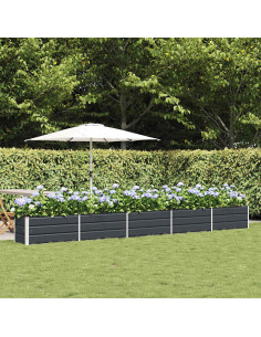 Fioriera Antracite 480 x 50 x 45 cm Acciaio zincato