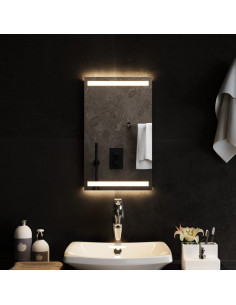 Specchio da Bagno con Luci LED 30x50 cm