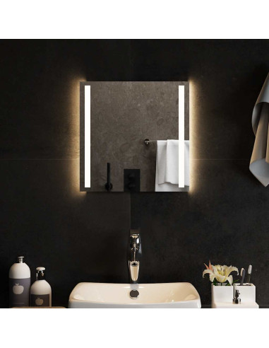 Specchio da Bagno con Luci LED 40x40 cm