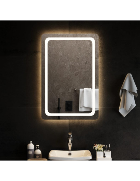 Specchio da Bagno con Luci LED 60x90 cm