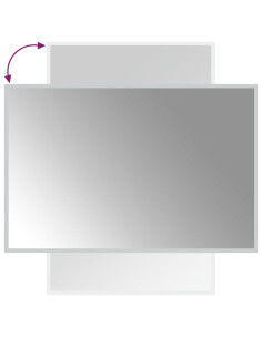 Specchio da Bagno con Luci LED 60x90 cm