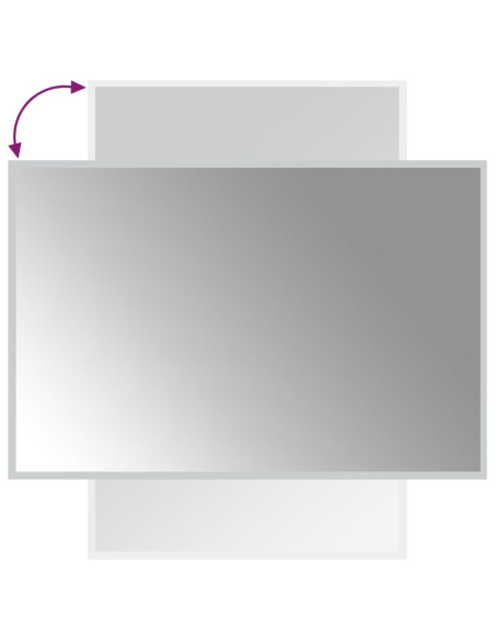 Specchio da Bagno con Luci LED 60x90 cm