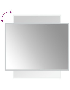 Specchio da Bagno con Luci LED 60x80 cm