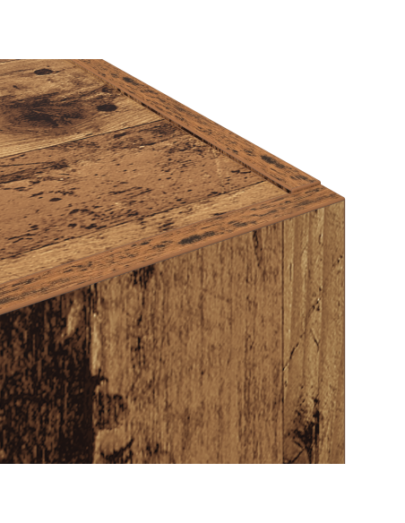 Mobile per Ufficio con lo scaffale Rovere Nero 60 x 32 x 115 cm