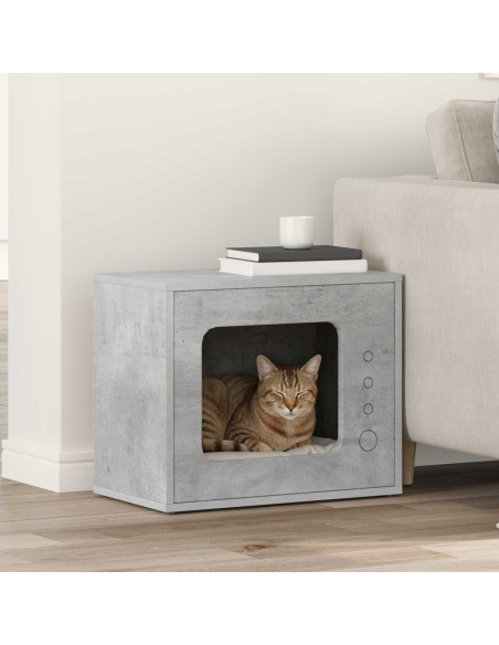 Casa per Gatti Calcestruzzo 51 x 30 x 42,5 cm Legno multistrato