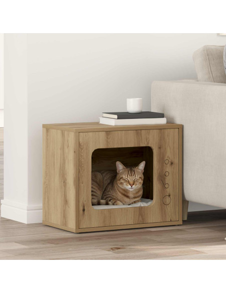 Casa per Gatti Rovere Artigianale 51 x 30 x 42,5 cm