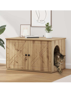 Casa per Gatti Rovere Artigianale 85 x 55 x 50 cm