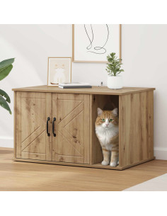 Casa per Gatti Rovere Artigianale 85 x 55 x 50 cm