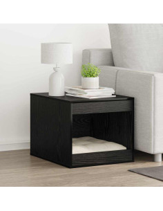 Rifugio per lettiera per gatti Rovere Nero 47 x 59 x 42 cm