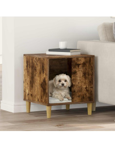 Cuccia per cani Rovere fumé 44 x 42 x 49 cm Legno multistrato