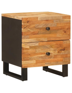 Armadio da Notte con cassetto Marrone 40 x 33 x 46 cm