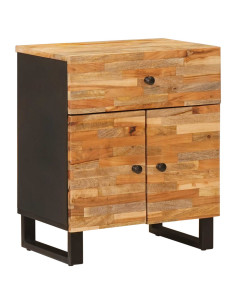 Mobiletto da Letto con cassetto Marrone 50 x 33 x 60 cm