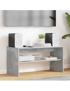 Mobile TV Grigio cemento 80 x 35 x 40 cm Legno multistrato