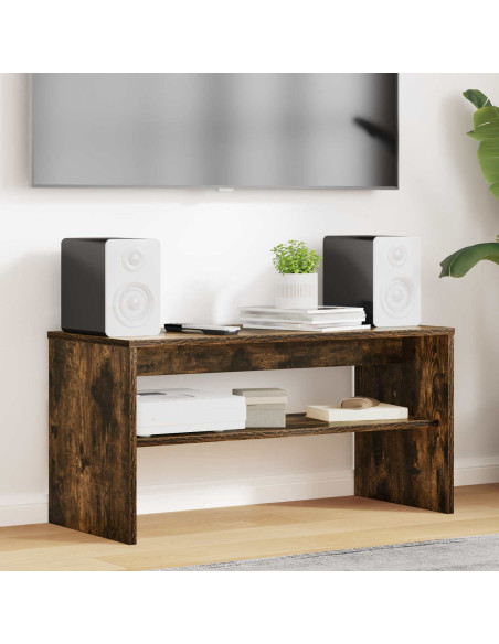 Mobile TV Rovere fumé 80 x 35 x 40 cm Legno multistrato