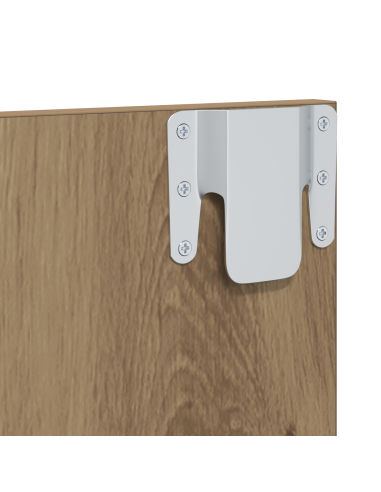 Set mobile TV Rovere artigianale 120 x 23,5 x 90 cm