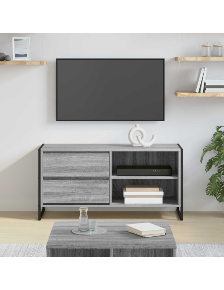 Mobile TV Grigio Sonoma 100 x 36 x 49,5 cm Legno multistrato