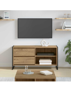 Mobile TV con cassetto Rovere Artigianale 100 x 36 x 49,5 cm