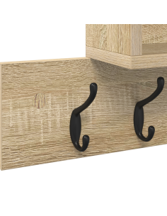 Appendiabiti a muro Rovere Sonoma 100 x 12 x 43,5 cm