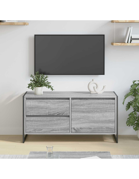 Mobile TV Grigio Sonoma 100 x 36 x 49.5 cm Legno multistrato