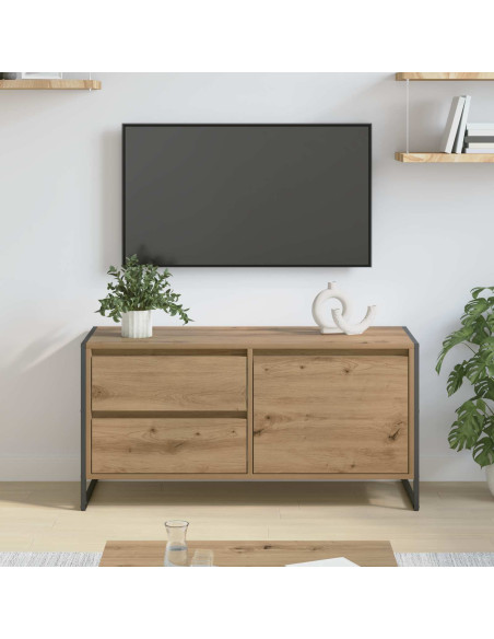 Mobile TV con cassetto Rovere Artigianale 100 x 36 x 49.5 cm