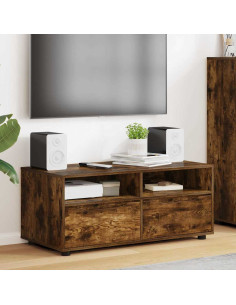 Mobile TV Rovere fumé 100 x 48 x 43 cm Legno multistrato