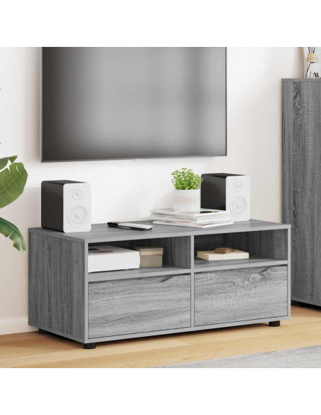 Mobile TV Grigio Sonoma 100 x 48 x 43 cm Legno multistrato