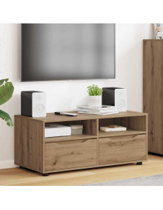 Mobile TV Rovere artigianale 100 x 48 x 43 cm Legno multistrato