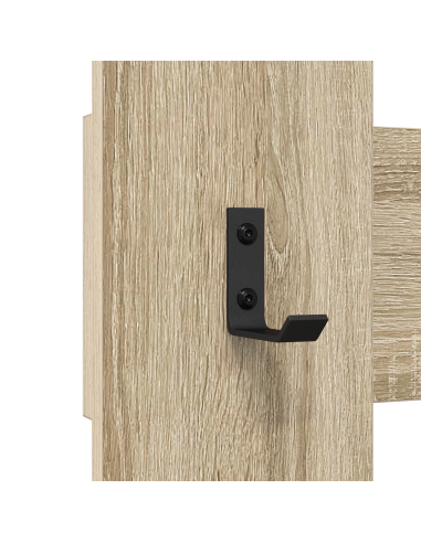 Appendiabiti a muro Rovere Sonoma 65 x 3 x 100 cm