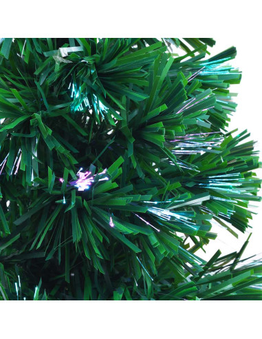 Albero di Natale Artificiale in Fibra Ottica 64 cm Verde