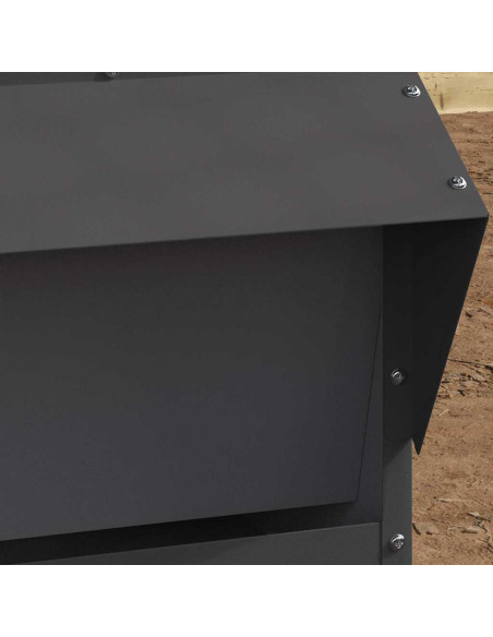 Feeder per pollo Nero 40,5 x 45 x 41 cm