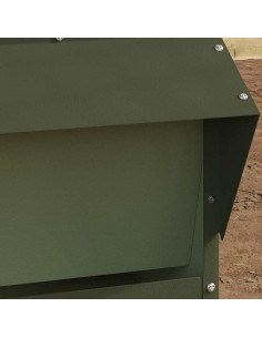 Feeder per pollo Verde oliva 40,5 x 45 x 41 cm