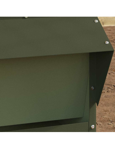 Feeder per pollo Verde oliva 40,5 x 45 x 41 cm