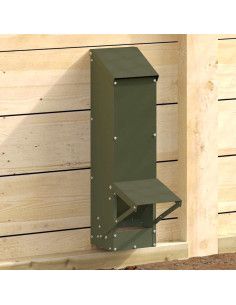 Feeder per pollo Verde oliva 13 x 12 x 51 cm