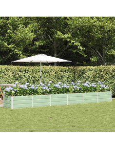 Fioriera Verde 480 x 80 x 45 cm Acciaio